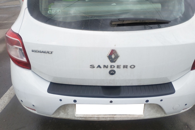 Миниатюра Накладка заднего бампера Renault Sandero (с 2013)