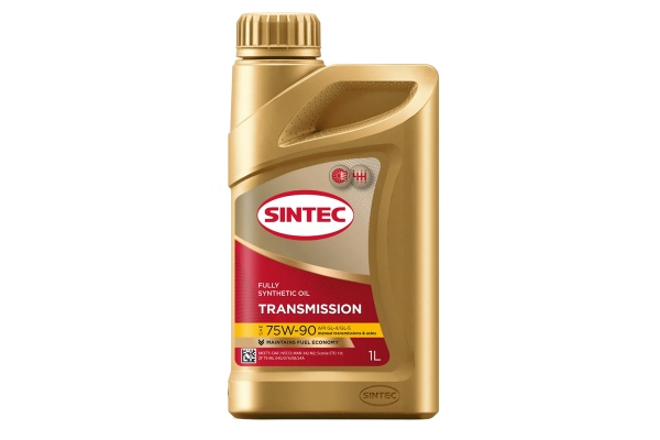 Синтетические трансмиссионное масло SINTEC Transmission 75w-90 API GL-4/GL-5 - 1л.