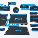 Миниатюра Силиконовые коврики на панель приборов Приора-2