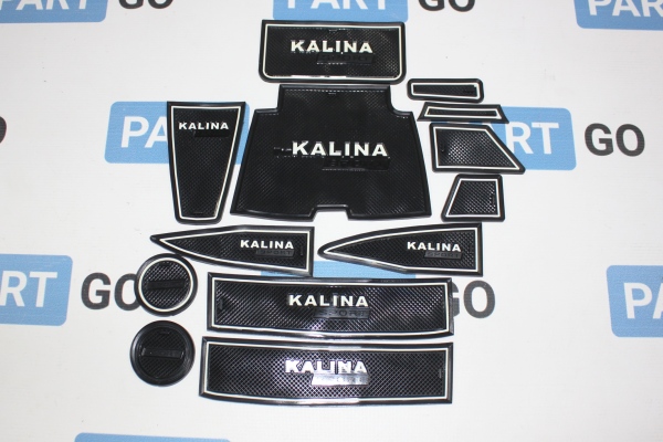 Силиконовые коврики на панель приборов Калина-2