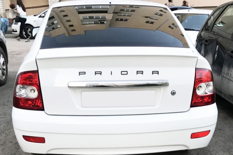 Орнамент «PRIORA» задка «Porsche стиль» - на шаблоне
