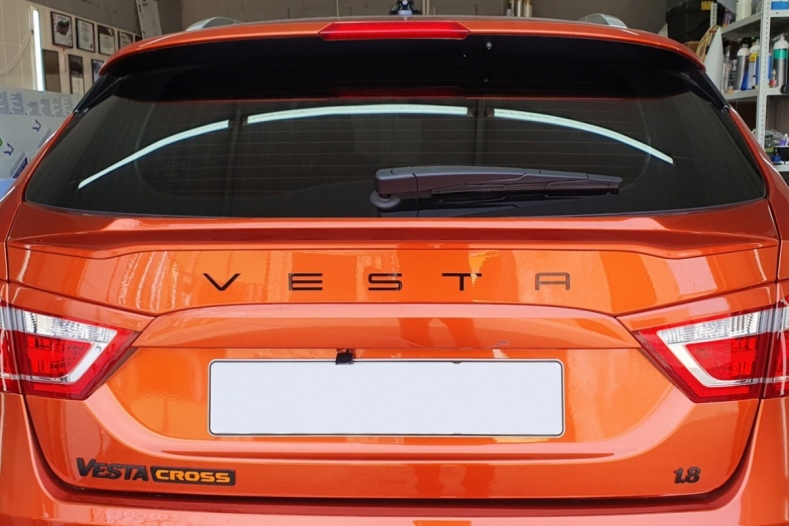Миниатюра Орнамент «VESTA» задка «Porsche стиль» - на шаблоне