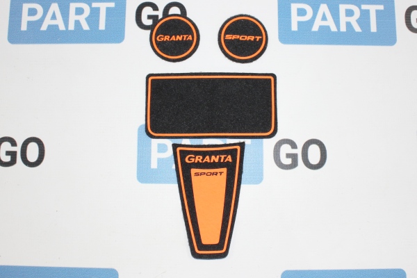 Миниатюра Коврики тоннеля пола с неоновым логотипом «Granta Sport»