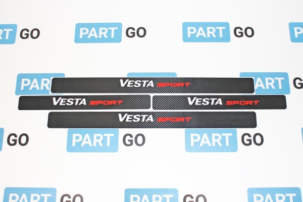 Наклейки порогов «Vesta Sport»