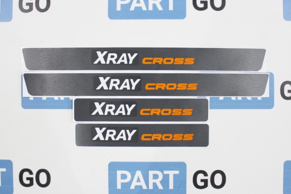 Наклейки порогов «XRAY Cross»